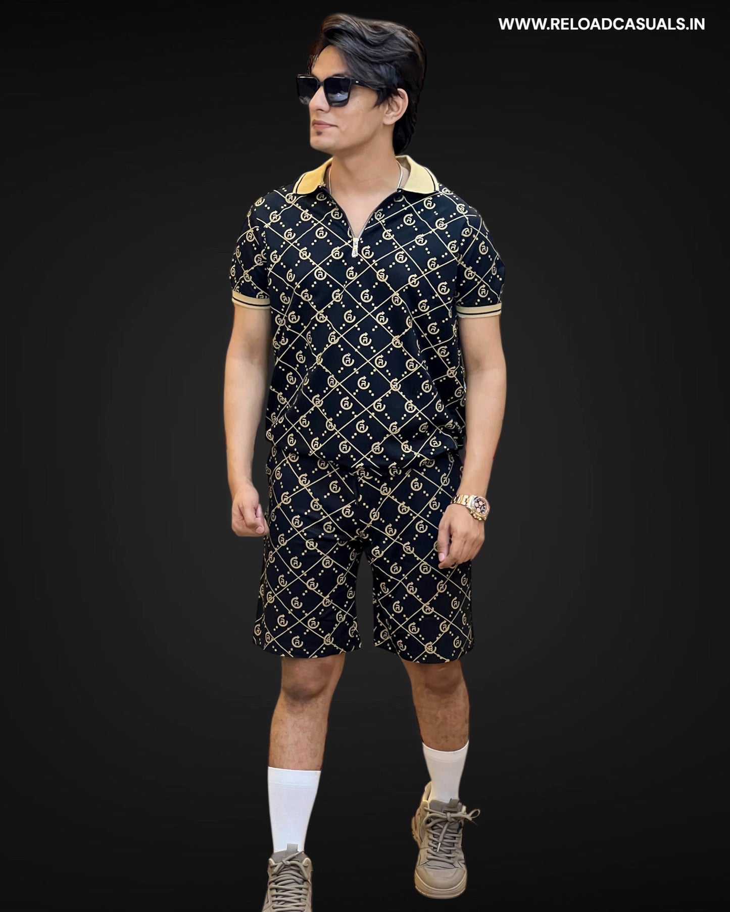 Reload Zip Collar co-ord set Combo
