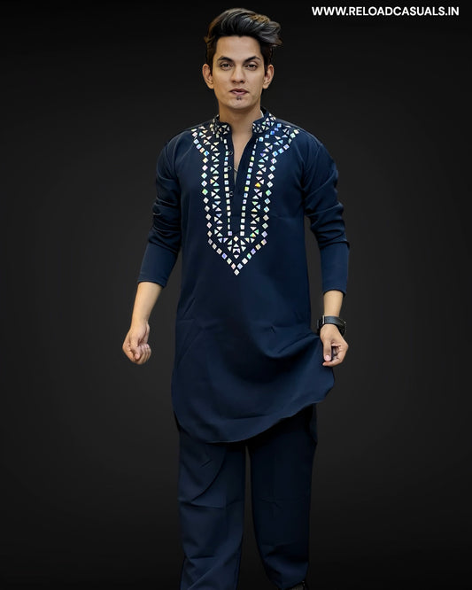 Viscos Design Kurta & Pyjama - Combo