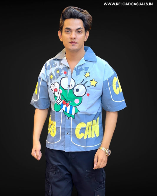 You Can Imp Print Half Shirt