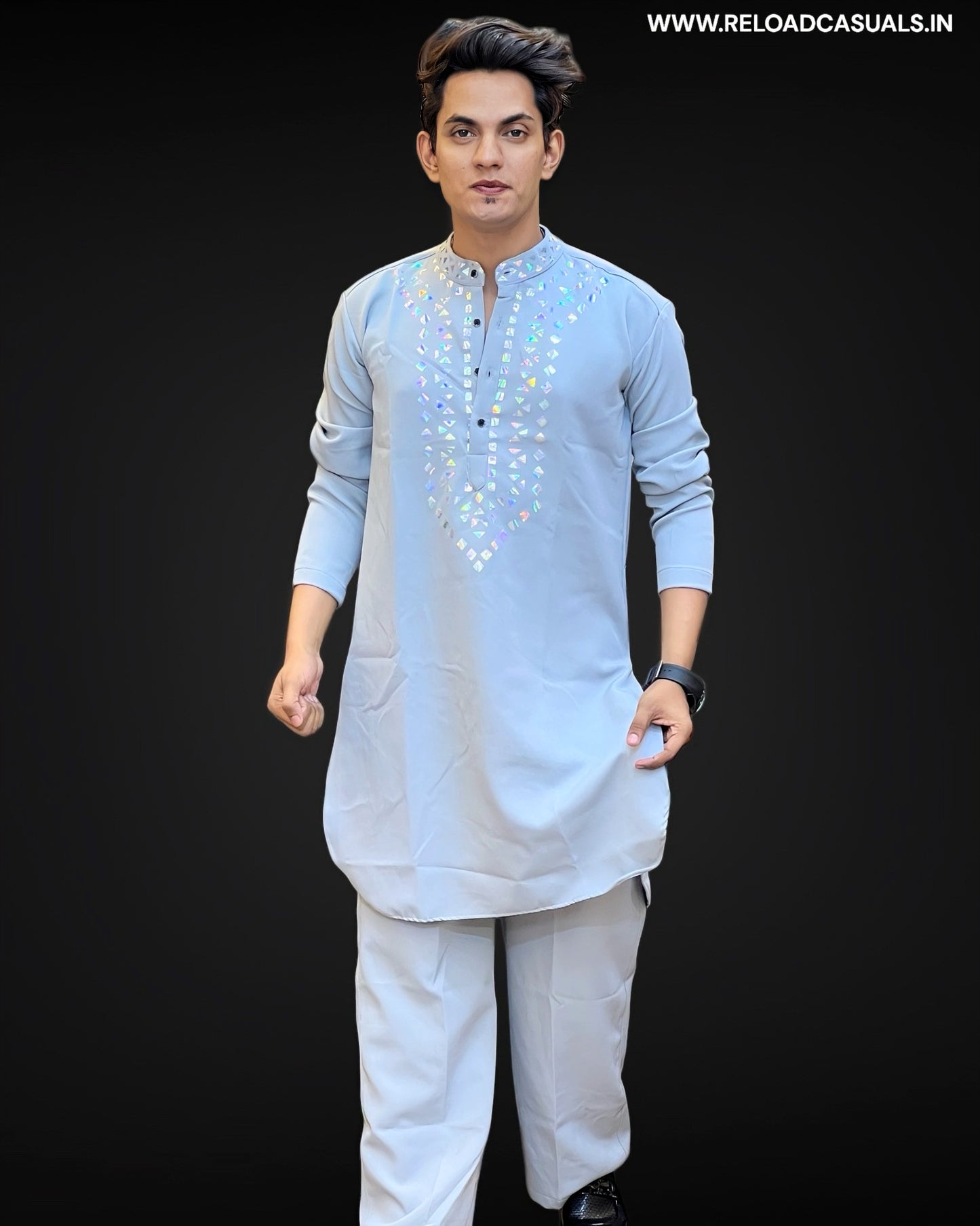 Viscos Design Kurta & Pyjama - Combo