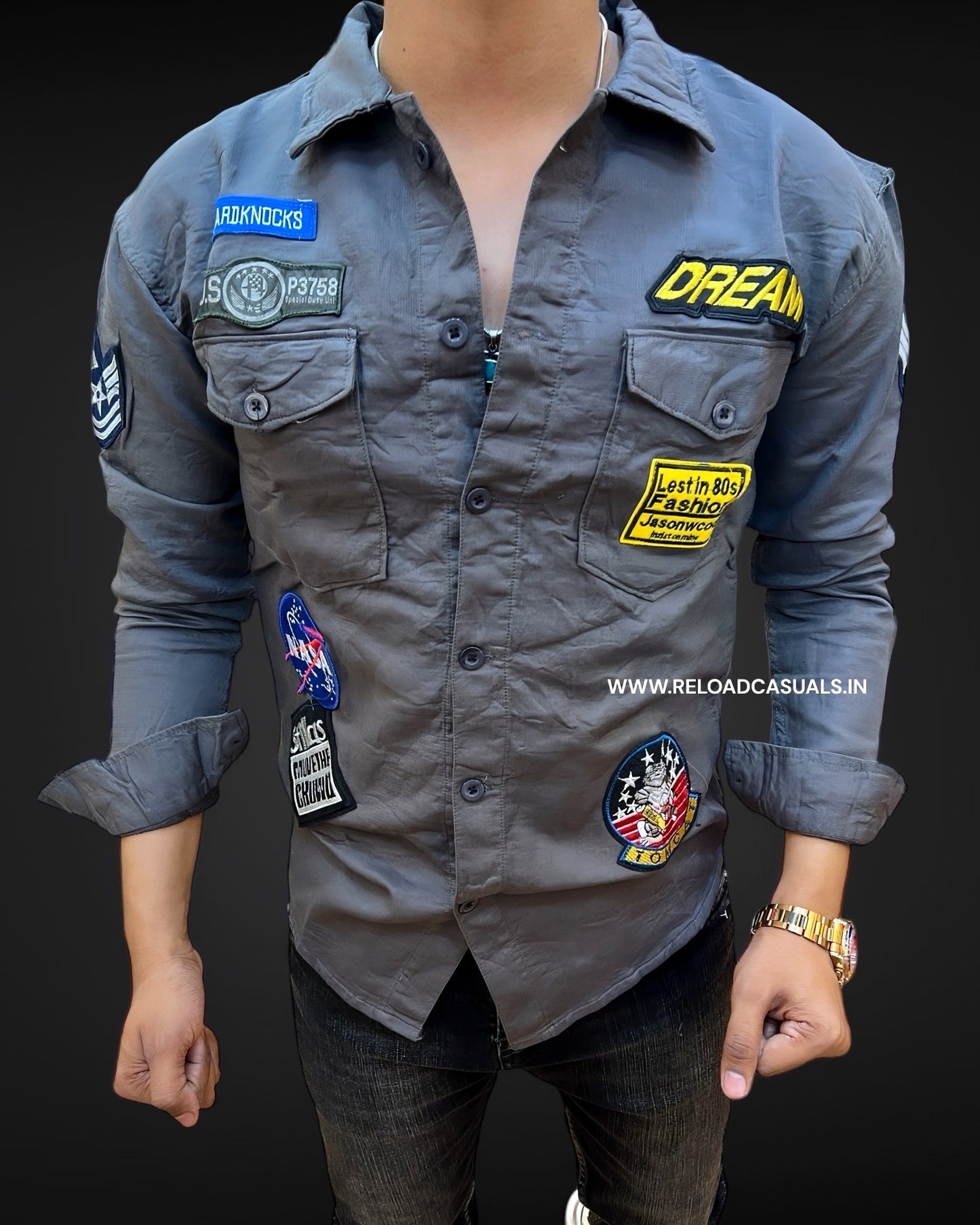 Dream Denim Patch Shirt