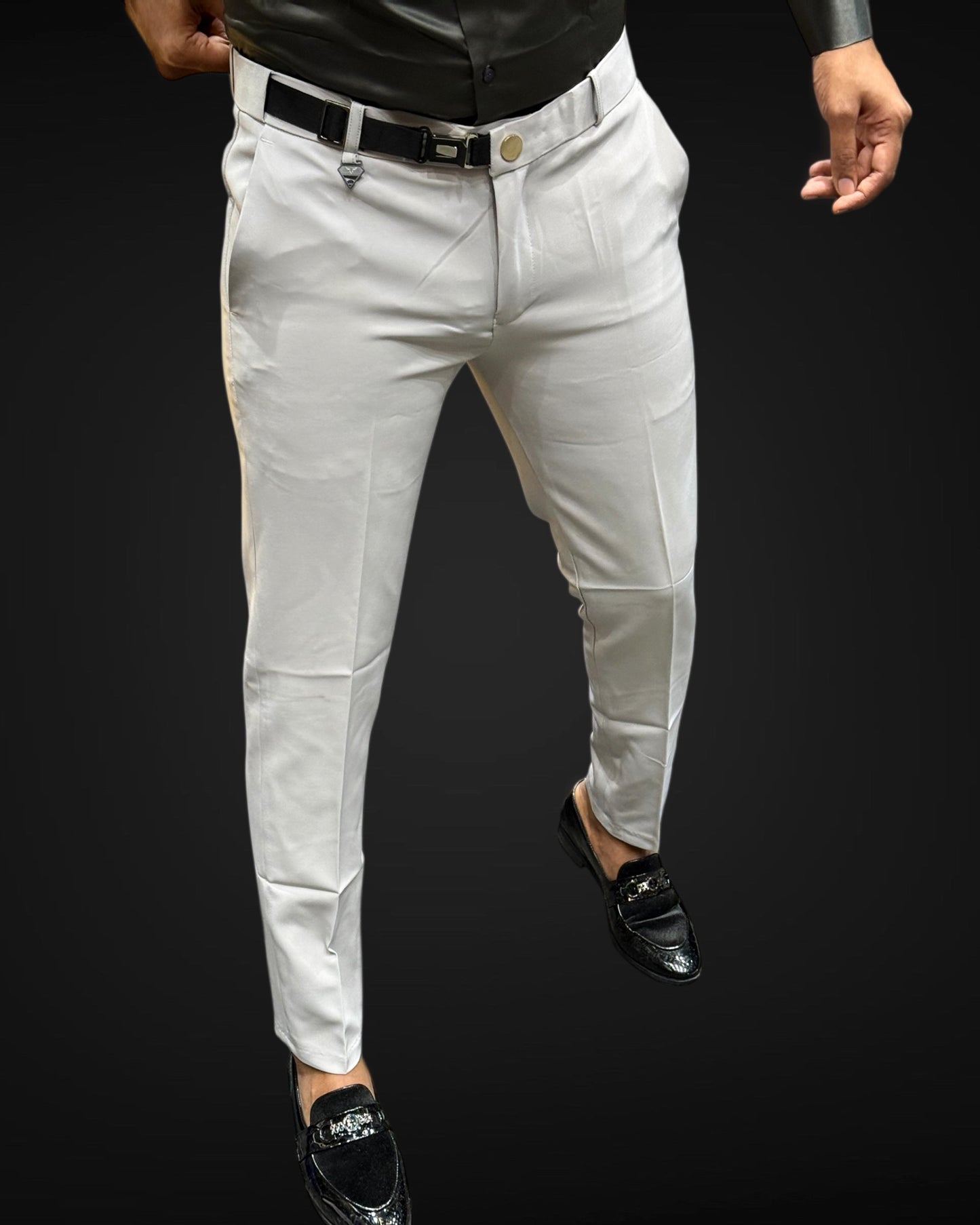 Premium Oneside Belt Korean Fabric Pant
