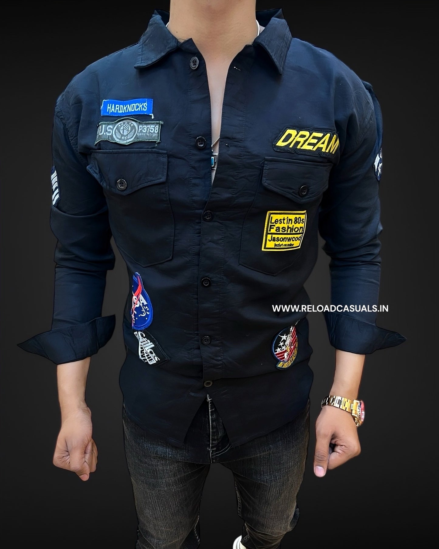 Dream Denim Patch Shirt
