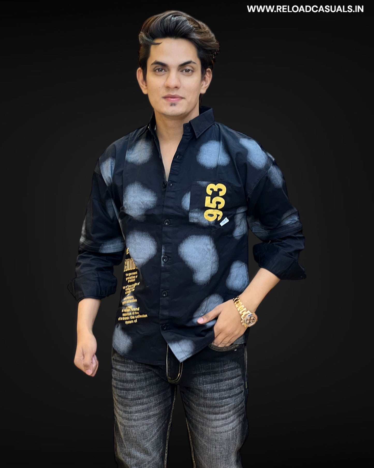 Grafitti Cloud Wash Shirt