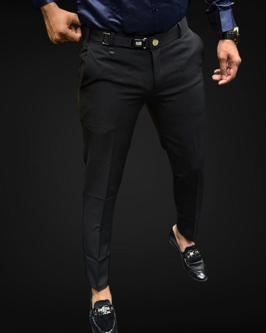 Premium Oneside Belt Korean Fabric Pant