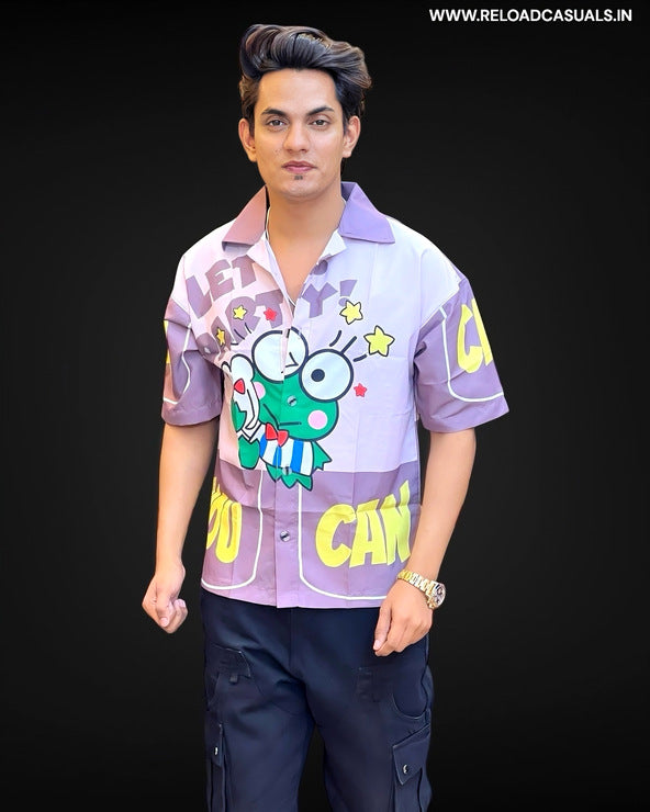 You Can Imp Print Half Shirt